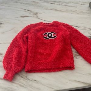 CC red sweater - size large